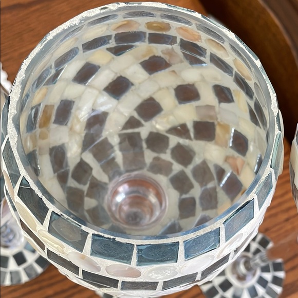 Elegant Mosaic Candle Holders (Set) - Picture 4 of 5